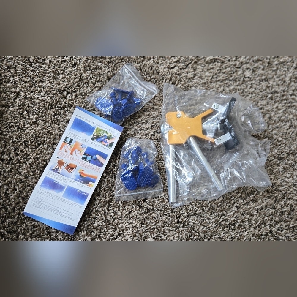 Fix Car Dents Instantly Body Dent Repair Kit With Puller Tabs & Mats - Picture 5 of 5